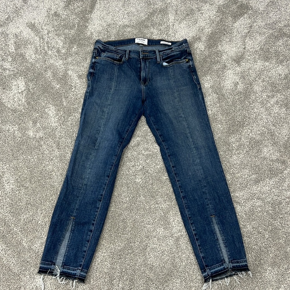 Frame Denim Le Nouveau Straight Split Hem 29